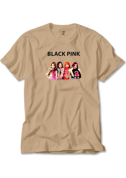 Blackpink Black Krem Tişört
