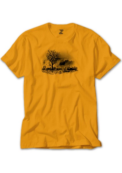 Black Tree Lake Sarı Tişört