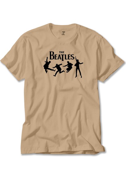 The Beatles Multimedia Krem Tişört