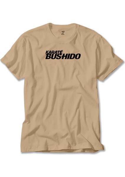 Karete Bushido Text Krem Tişört