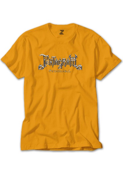 Pentagram Mezarkabul Sarı Tişört