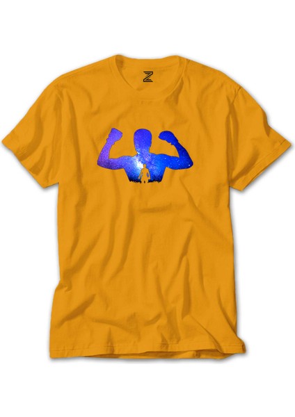 Muhammed Ali Galaksi Sarı Tişört