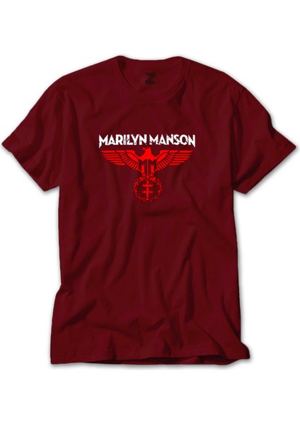 Marilyn Manson Spread Eagle Kırmızı Tişört