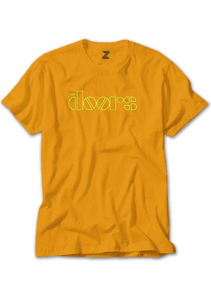 The Doors Logo Yellow Sarı Tişört