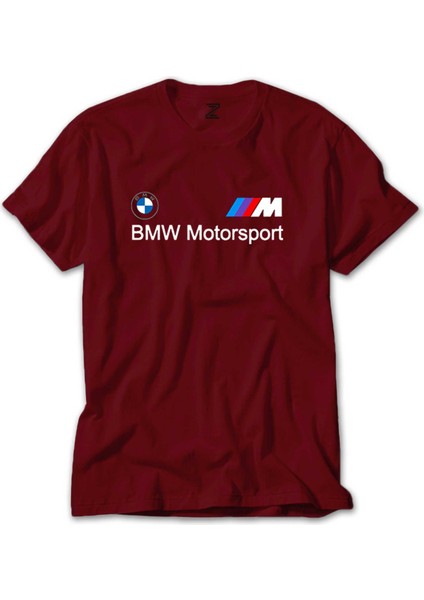 Bmw Logo M Power Motorsport Kırmızı Tişört