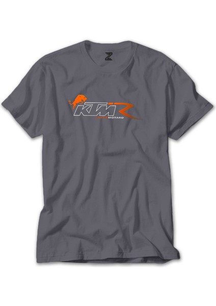 Ktm Supermotard Gri Tişört