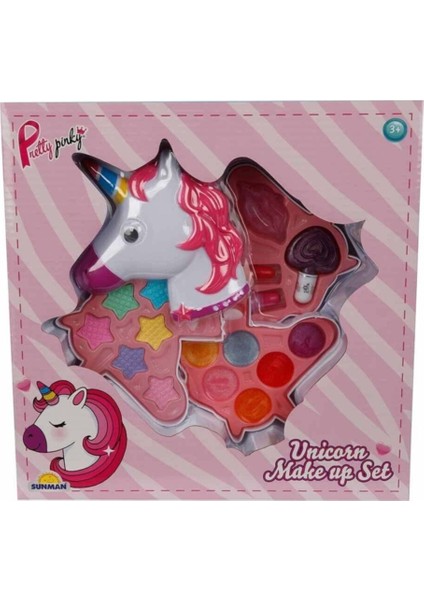 Unicorn Şekilli 3 Katlı Makyaj Güzellik Seti
