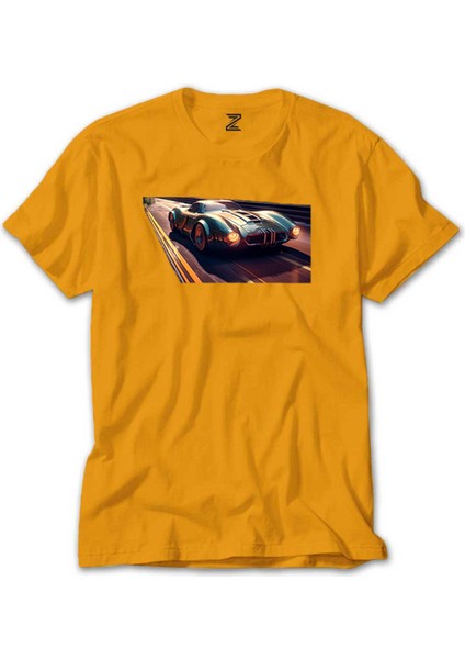 Driving A Car Sarı Tişört