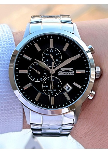 Çelik Kordon Iyon Kaplama Iç Fonksiyonları Aktif 5 Atm Erkek Kol Saati ESL.2264.2.05 modelleri