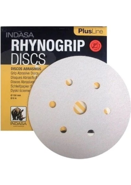 Disk Zımpara Kuru P1200 150 mm 7 Delikli Yuvarlak Cırtlı 1 Adet