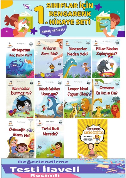 1.sınıf Ben Bunu Bilmiyordum Hikaye Seti (Hızlı Okuma Hediyeli)