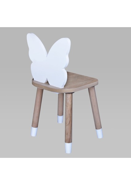 Kelebek Model Çocuk Sandalyesi Montessori Safir Beyaz fiyatları