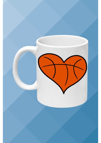 Basketboll Temalı Basket Sever Kupa Bardak Çay Kahve Fincanı-9