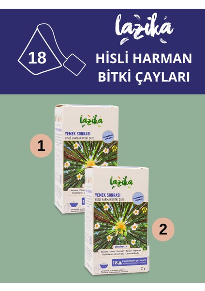 Hisli harman Yemek Sonrası 2'li Set - Sindirella