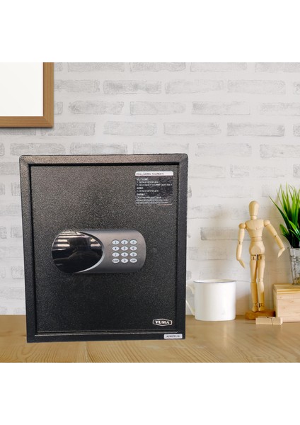 YM-802-L Elektronik Şifreli ve Anahtarlı Çelik Kasa