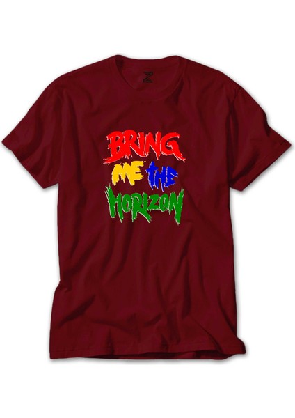 Bring Me The Horizon Rainbow Kırmızı Tişört