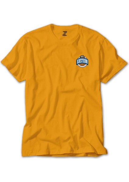Nba Eastern Logo Sarı Tişört