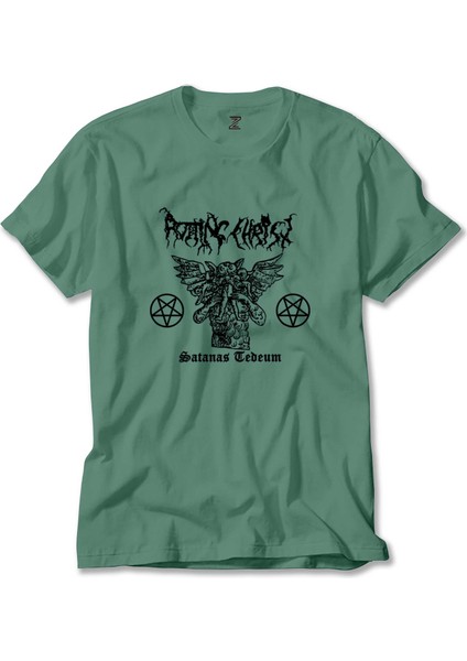 Rotting Christ Satanas Tedeum Yeşil Tişört