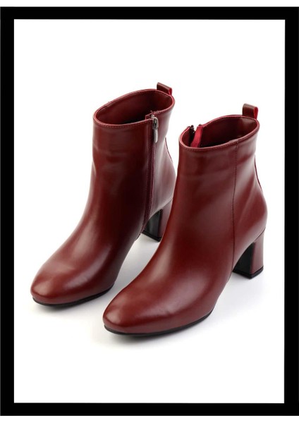 Bordo Kadın Bot & Bootie K02246551509