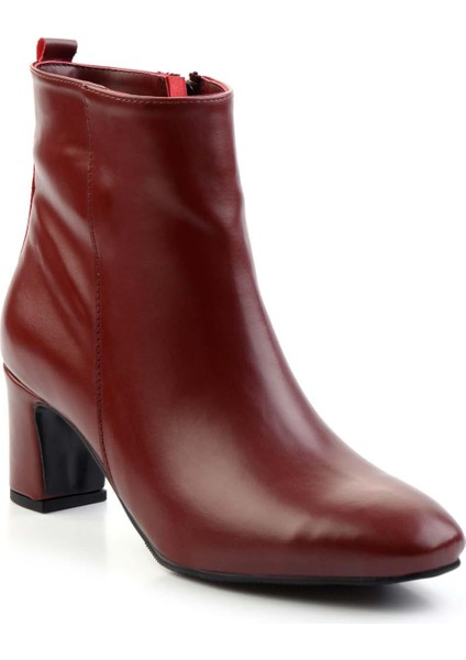 Bordo Kadın Bot & Bootie K02246551509