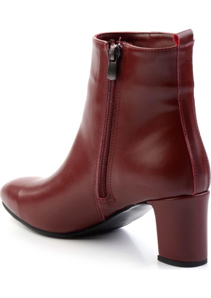 Bordo Kadın Bot & Bootie K02246551509