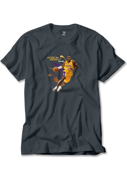Kobe Bryant 24 Yellow Mamba Füme Tişört
