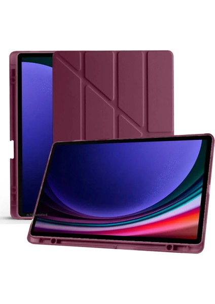 M.tk moveteck Huawei Matepad 11.5 / Air 11.5 Inç /11.5s Tablet Kılıf Katlanır Kalemli Bölmeli Standlı Uyku Modlu Akıllı Kapak