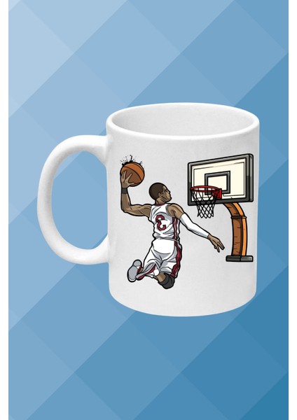 Basketboll Temalı Basket Sever Kupa Bardak Çay Kahve Fincanı-2