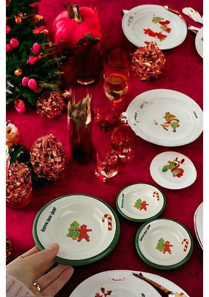 3 Parça 14 Cm Emaye Tabak Set fırsatları