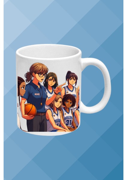 Basketboll Temalı Basket Sever Kupa Bardak Çay Kahve Fincanı Oyuncu Koçu-15