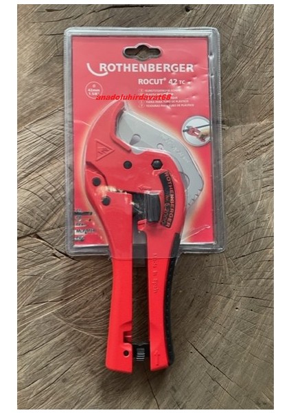 Rothenber Pprc Plastik Boru Kesme Makası 42M Pvc Boru Kesme Makası Pro-X