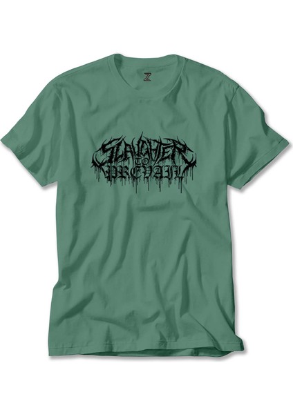 Slaughter To Prevail Logo Yeşil Tişört