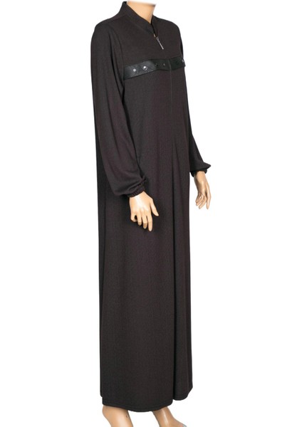 Hesna Kadın Pekay Petek Dokulu Derili Aksesuarlı Kahverengi Pardesü fiyatları