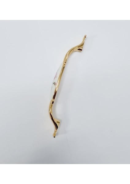 Zümre 128 mm Metal Gold Kasa Beyaz Yaprak Desenli / 5 Adet indirimleri