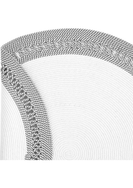 Cool Halı luke 874 Beyaz Yuvarlak Halı Dekoratif Antre Halısı Mutfak Halısı Hasır Balkon Halısı Banyo Halısı fırsatları