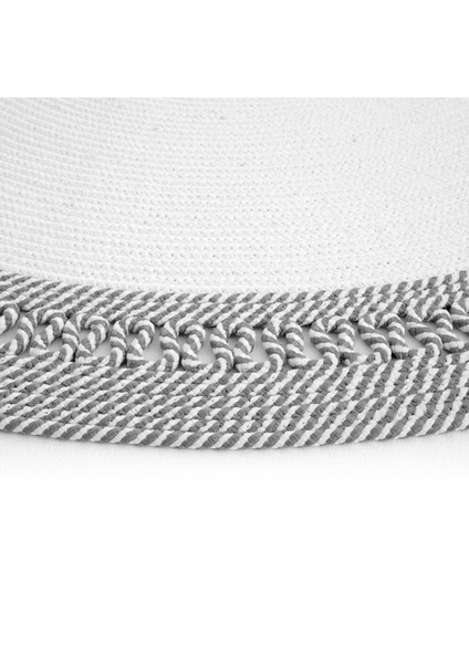 Cool Halı luke 874 Beyaz Yuvarlak Halı Dekoratif Antre Halısı Mutfak Halısı Hasır Balkon Halısı Banyo Halısı indirimleri