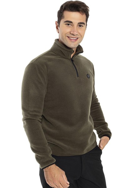 Yarım Fermuarlı Erkek Polar Sweatshırt indirimleri