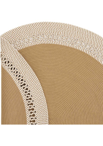 Cool Halı luke 877 Bej Yuvarlak Halı Dekoratif Antre Hol Halısı Mutfak Halısı Hasır Balkon Halısı Banyo Halısı fırsatları