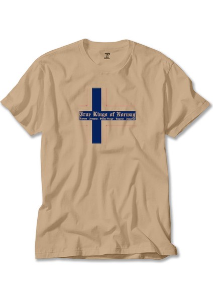 True Kings Of Norway Krem Tişört
