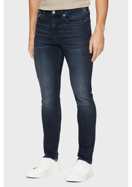 Calvin Klein Streç Pamuklu Skinny Fit Normal Bel Dar Paça Jeans J30J3265261BY Erkek Kot Pantolon J30J326526 1by