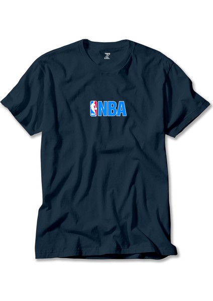 Nba Logo Lacivert Tişört
