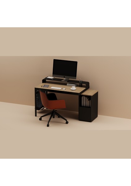 Less Home Meşe Çalışma Masası