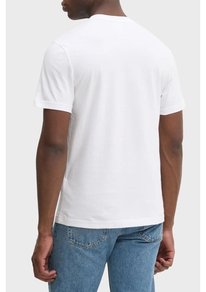 Pamuklu Regular Fit Bisiklet Yaka Logolu T Shirt K10K113800YAF Erkek T Shirt K10K113800 Yaf