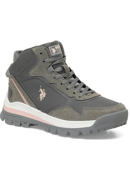 U.S. Polo Assn. Sagan Hı Wmn Glb 4pr Gri Kadın Outdoor Bot