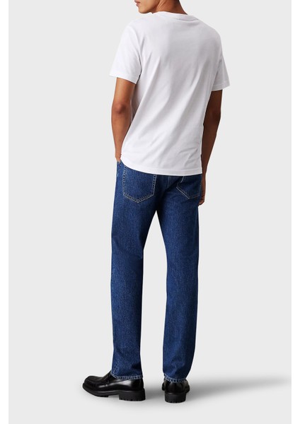 Pamuklu Regular Fit Bisiklet Yaka Logolu T Shirt K10K113802YAF Erkek T Shirt K10K113802 Yaf fiyatları