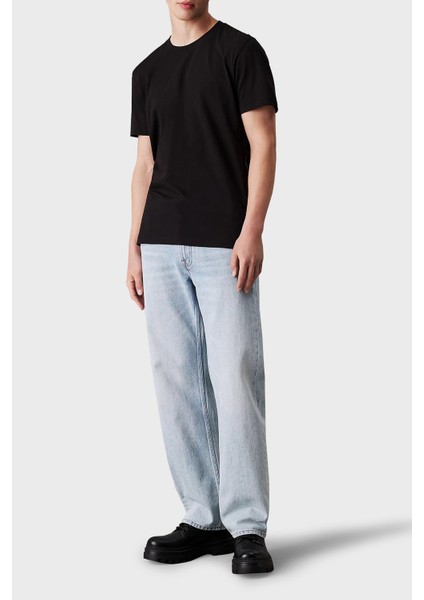 Pamuklu Regular Fit Bisiklet Yaka T Shirt J30J326159BEH Erkek T Shirt J30J326159 Beh modelleri