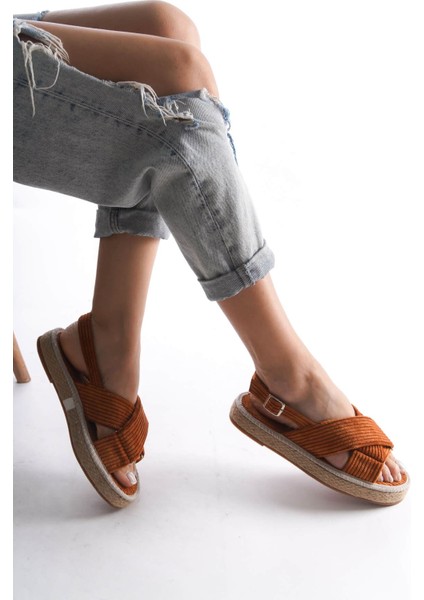 Kadın Espadril Günlük Ayakkabı RPV006Y04H - Taba