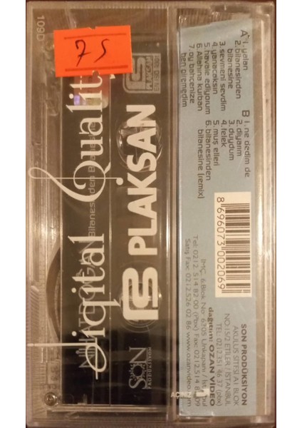 Nihat Doğan Bitanesinden Bitanesine Açılmamış Jelatininde Kaset