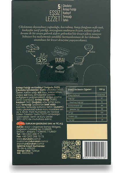 Vitlove Toscani Dubai Bliss - Dubai Çikolası 190 G indirimleri