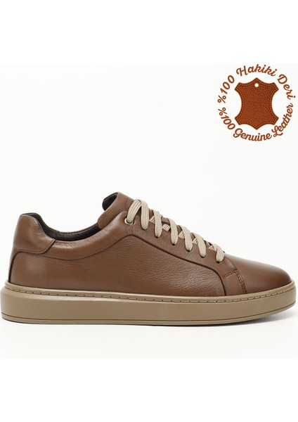 Gön Platinum Hakiki Deri Bağcıklı Erkek Günlük Sneaker 31641